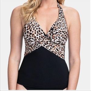 Profile by Gottex Twist Halter Tankini swim suit, 12